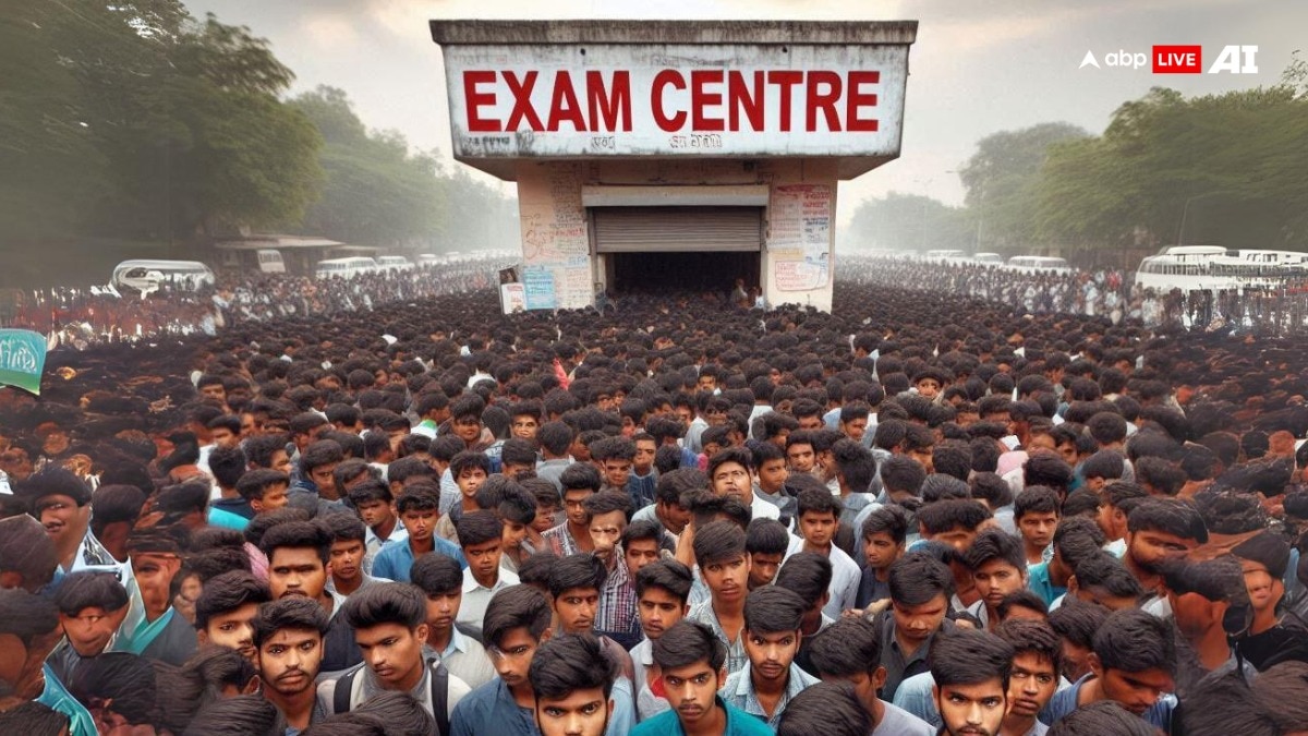 UP Police Exam के लिए गोरखपुर से गाजियाबाद तक छात्रों की भीड़, बसों के लिए मारामारी,सेंटर्स पर सख्ती