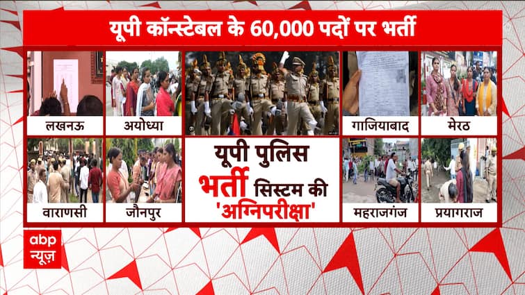 UP Police Constable Exam: Recruitment Test Under Strict Security Measures | Breaking News