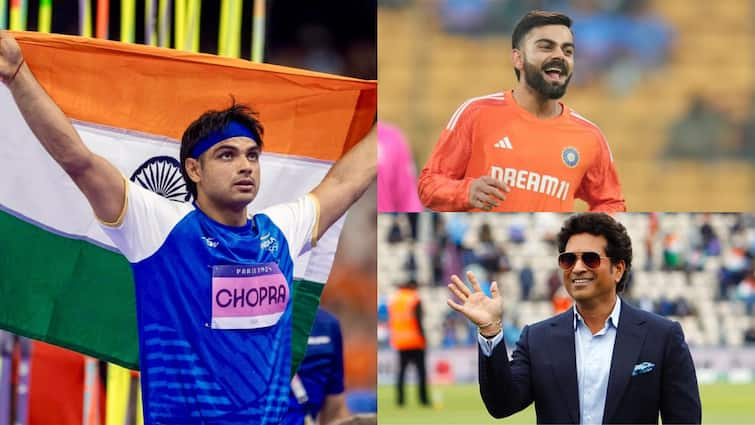 top 5 indian athletes with highest brand value neeraj chopra indian cricketers brand value virat kohli rohit sharma ms dhoni क्या पांड्या और क्या सूर्या कमाई के मामले में सबको पीछे छोड़ने वाले हैं नीरज चोपड़ा! आसमान छू रही है ब्रांड वैल्यू