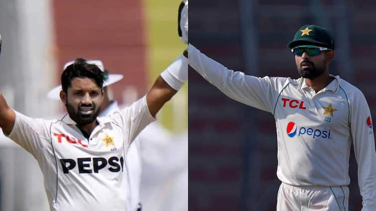 mohammad rizwan throws bat at babar azam during pakistan vs bangladesh test pak vs ban 1st test Watch: रिजवान ने बाबर आजम पर फेंका बैट और फिर..., खुले मैदान में हुई घटना; वीडियो वायरल