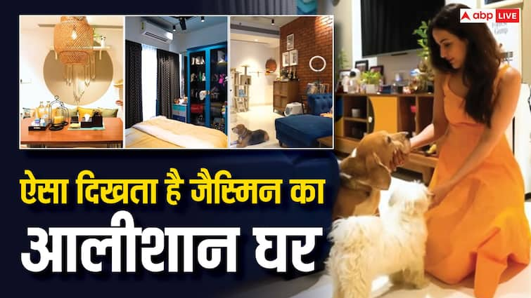 bigg boss 14 fame jasmin bhasin luxury house inside photos viral aly goni girlfriend महल जैसे घर में रहती हैं Jasmine Bhasin, केन फर्नीचर से लेकर बैग क्लोसेट तक, करोड़ों में है कीमत