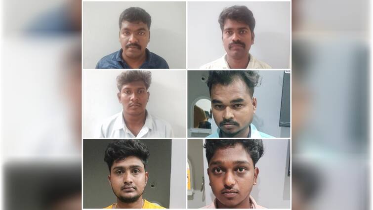 Tirupur news 3 police arrested case of kidnapping and extorting - TNN திருப்பூரில் பாலியல் தொழிலில் ஈடுபட்டவர்களை கடத்தி பணம் பறித்த வழக்கு - 3 காவலர்கள் உட்பட 6 பேர் கைது