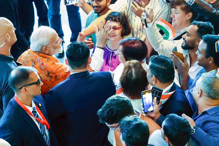 Prime Minister Narendra Modi received a grand welcome after he arrived in Ukraine on Friday. (Photo: PTI)