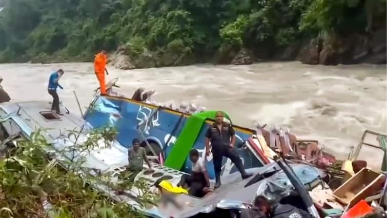 Nepal Bus Accident Death Toll Injury Indian Passengers Marsyangdi River In Tanahu Nepal Bus Accident Toll Rises To 27 Indians Killed As Tourist Bus Plunges Into Nepal River