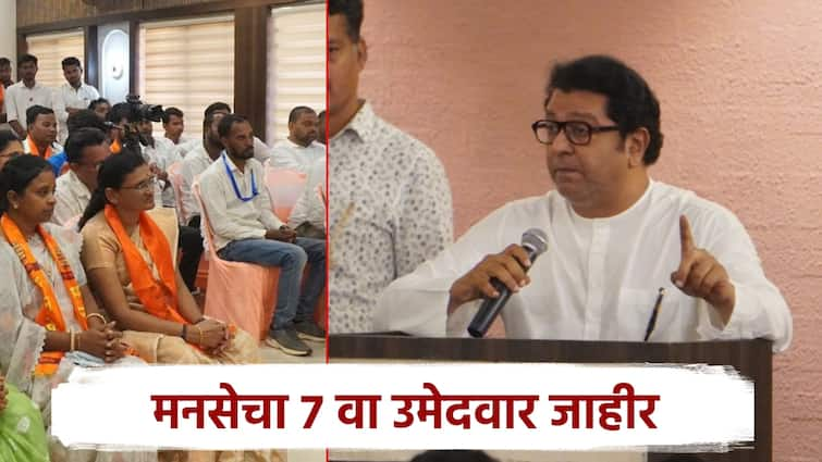 Vidhansabha Raj Thackeray annaunce MNS seventh candidate for the Legislative Assembly from vani in vidarbha tour of MNS राज ठाकरेंची घोडदौड, विधानसभेसाठी मनसेचा सातवा उमेदवार जाहीर; वणीतून घोषणा