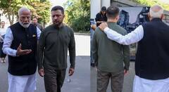 PM Narendra Modi : राष्ट्राध्यक्ष झेलेन्स्कीच्या खांद्यावर नरेंद्र मोदींचा हात, युक्रेनमध्ये भक्कम साथ; युद्धातील मृतांना श्रद्धांजली