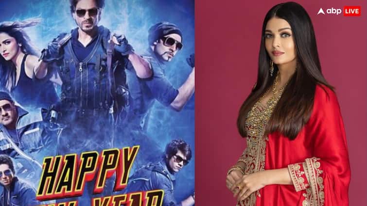 Aishwarya Rai revealed due to Abhishek Bachchan se  rejected  Shah Rukh Khan Happy New Year Aishwarya Rai ने क्यों ठुकाई थी शाहरुख खान की 'हैप्पी न्यू ईयर'? एक्ट्रेस ने कहा था- 'ये मेरे और अभिषेक के लिए अजीब...'