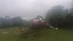 Pune Helicopter Crash : पुण्यातील पौडजवळ हेलिकॉप्टर कोसळलं, चार जण जखमी