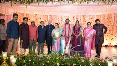 Ramajogayya Sastry: రామజోగయ్యశాస్త్రి కుమారుడి వివాహ రిసెప్షన్‌లో తారల సందడి - స్పెషల్‌ అట్రాక్షన్‌గా చిరంజీవి, బాలయ్య