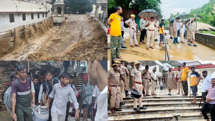 Jalore Weather 5 devotees swept away in waterfall flow after heavy rain one dead ANN Watch: जालौर में मूसलाधार बारिश का कोहराम, देखते-देखते झरने में बह गए पांच श्रद्धालु, एक की मौत