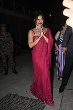 भाई की शादी की रस्मों में शामिल हुईं Priyanka Chopra, मजेंटा साड़ी में मल्लिका ए हुस्न लगीं 'देसी गर्ल'