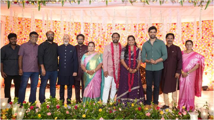 అలాగే డైరెక్టర్స్ ఎస్వీ కృష్ణారెడ్డి, డైరెక్టర్ విజయ్ భాస్కర్, బోయపాటి శ్రీను, శ్రీను వైట్ల, మెహర్ రమేష్, నటుడు సాయి కుమార్ వంటి తదితరులు హాజరై వధువరులను ఆశీర్వదించారు.