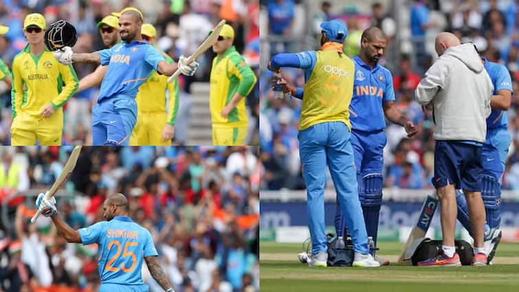 shikhar dhawan recalls his favorite inning of cricket career 2019 world cup india vs australia shikhar dhawan 117 runs with fractured thumb Shikhar Dhawan: 150 की रफ्तार से आई गेंद और..., जब टूटे हुए अंगूठे से शिखर धवन ने ऑस्ट्रेलिया को खूब पीटा