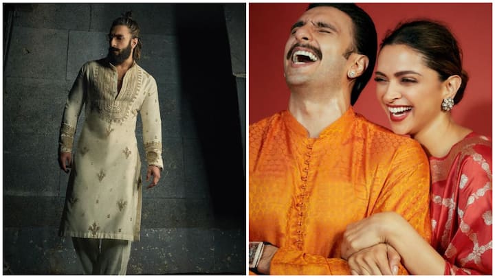 With his vivid and extravagant costumes, Ranveer Singh never fails to draw attention. This Janmashtami and Ganesh Chaturthi, take inspiration from Ranveer Singh's ethnic looks.