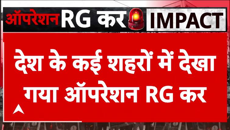 RG Kar Hospital Case in Kolkata Echoes Throughout A number of Components of the Nation, Watch Video | ABP Information