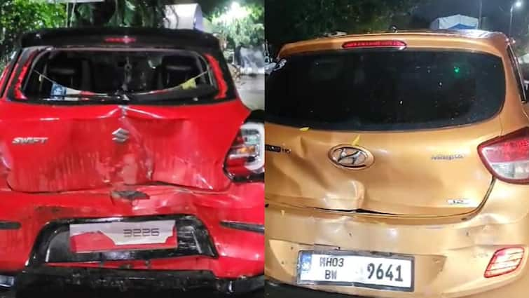 Nashik Hit and Run Drunk Social Welfare Superintendent hits three cars in Nashik Maharashtra Marathi News Nashik Hit & Run : दारूची झिंग चढलेल्या समाज कल्याणच्या अधीक्षकाने उडवल्या तीन गाड्या, नाशिकमधील धक्कादायक प्रकाराने खळबळ