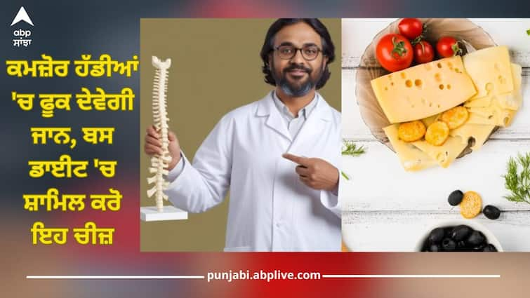 It will breathe life into weak bones, just include Cheese in diet, Know its benefits ਕਮਜ਼ੋਰ ਹੱਡੀਆਂ 'ਚ ਫੂਕ ਦੇਵੇਗੀ ਜਾਨ, ਬਸ ਡਾਈਟ 'ਚ ਸ਼ਾਮਿਲ ਕਰੋ ਇਹ ਚੀਜ਼, ਵਿਟਾਮਿਨਾਂ ਨਾਲ ਭਰਿਆ ਹੁੰਦਾ ਇਸ ਦਾ ਇੱਕ ਸਲਾਈਸ