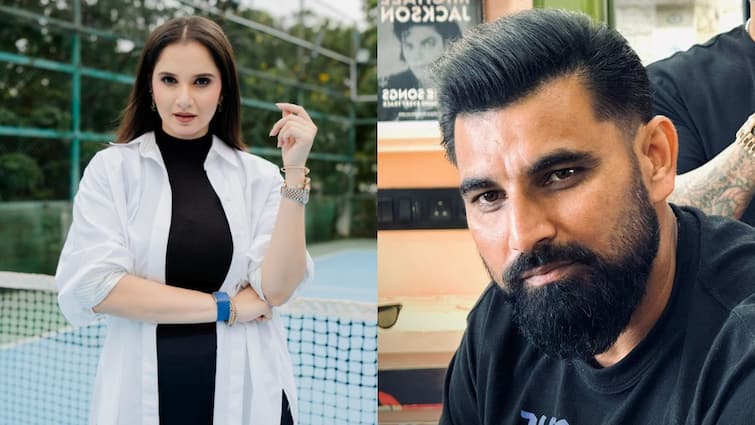 Mohammed Shami New look and Sania Mirza Post new post viral fans request for marriage Shami And Sania: मोहम्मद शमी के न्यू लुक ने बिखेरा जलवा, सानिया मिर्जा की पोस्ट ने मचाया बवाल, फैंस बोले- अब तो...