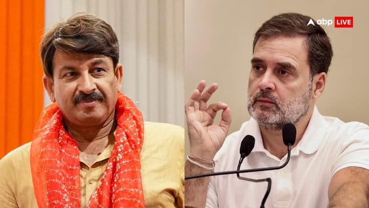 manoj tiwari says rahul gandhi needs to tell everyone what caste he belongs to राहुल गांधी की जातिगत जनगणना की मांग पर मनोज तिवारी बोले, 'आप बता दो, किस जाति के हो'