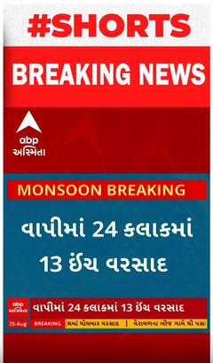 Valsad Heavy Rain | વાપીમાં 24 કલાકમાં 13 ઈંચ વરસાદથી તબાહી, જુઓ શોર્ટ વીડિયોમાં
