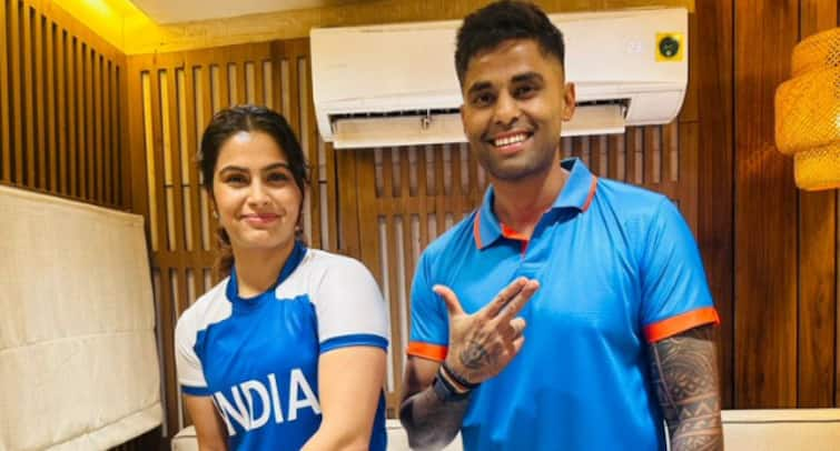 Manu Bhaker Eager To Learn New Cricket Techniques From Suryakumar Yadav Viral Post Picture Manu Bhaker Eager To Master New Cricket Techniques From Suryakumar Yadav. Check Viral Post