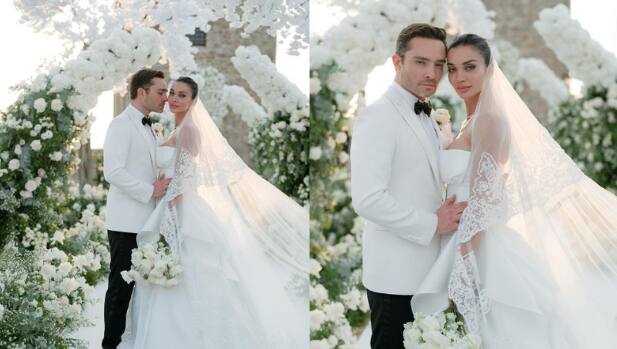 Amy Jackson and ed westwick got married actress shares wedding pictures Amy Jackson ने रचाई मंगेतर Ed Westwick से शादी, इटली में हुईं रस्में, देखें तस्वीरें