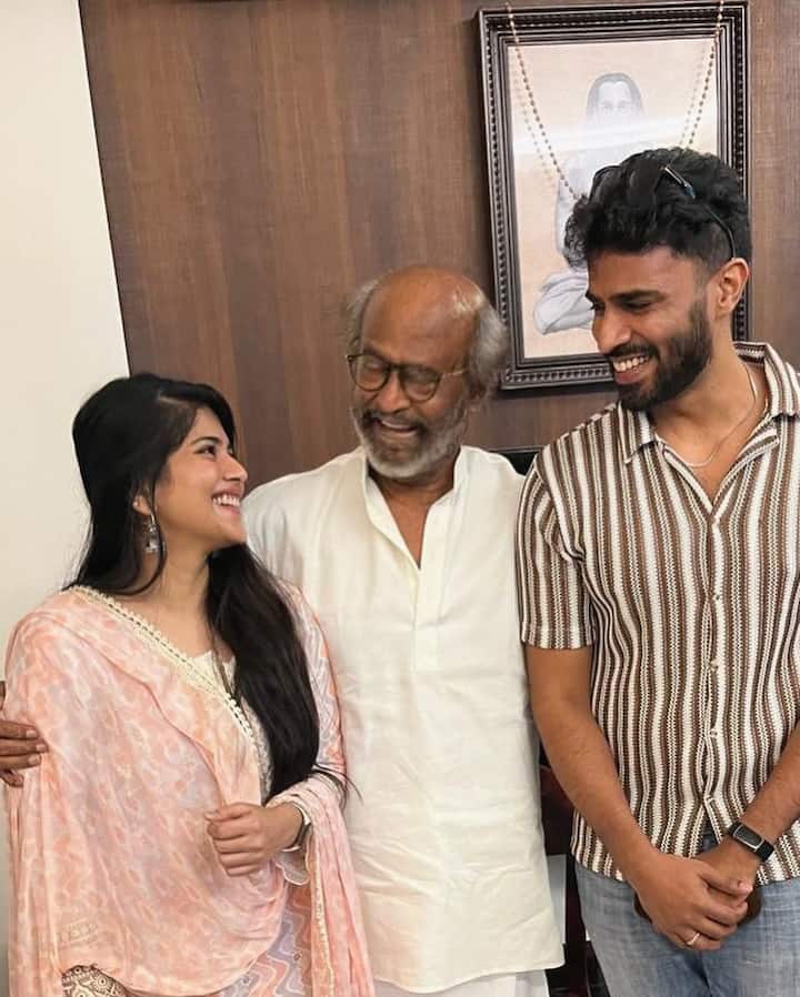 Megha Akash Went Rajinikanth Home With Finance Saai Vishnu: హీరోయిన్ మేఘా ఆకాష్ త్వరలో వైవాహిక జీవితంలోకి అడుగుపెట్టబోతుంది. రెండు రోజులు ప్రియుడితో సైలెంట్గా నిశ్చితార్థం చేసుకుని ఫ్యాన్స్కి షాకిచ్చింది.