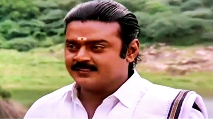 1992 ஆம் ஆண்டு ஆர் வி உதயகுமார் இயக்கத்தில் வெளிவந்த சின்ன கவுண்டர் படத்தில் தவசி என்ற கதாபாத்திரத்தில் விஜயகாந்த் நடித்து இருந்தார்.