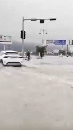 नजारा एसा जैसे समंदर रही गाड़ियां  | ABP NEWS SHORTS