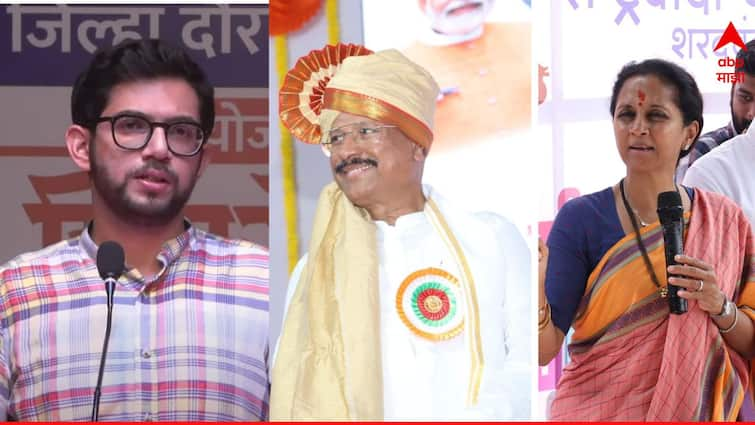 Aditya Thackeray attacks Abdul Sattar after Supriya Sule was made a guardian minister, should have been kicked out of the cabinet Marathi News सुप्रियाताईंना घाणेरड्या शिव्या दिल्या, पालकमंत्री बनवलं, मंत्रिमंडळातून लाथ मारुन काढून टाकायला पाहिजे होतं, आदित्य ठाकरेंचा अब्दुल सत्तारांवर हल्ला