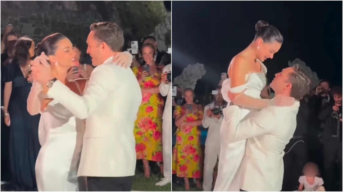 Newlyweds Amy Jackson And Ed Westwick’s First Dance At Their Fairytale Wedding Goes Viral, Watch