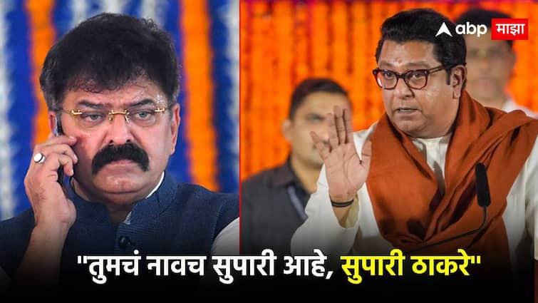 It is not my voice, Raj Thackeray has taken my voice on viral audio clip says Jitendra awhad on MNS and supari thackarey ''तो माझा आवाजच नाही, राज ठाकरेंनींच माझा आवाज काढलाय''; व्हायरल क्लीपवर आव्हाडांचा गंभीर आरोप