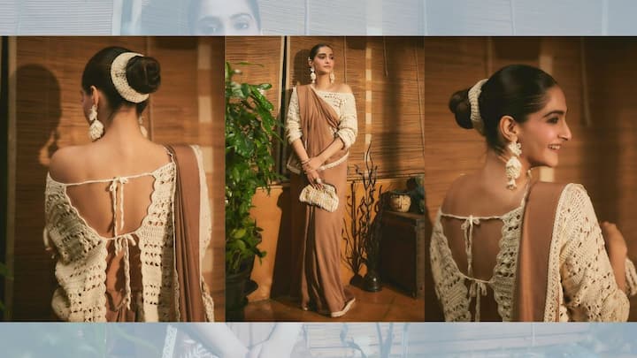 Sonam Kapoor Stylish Look: बॉलिवूडची फॅशन क्वीन सोनम कपूरनं नुकतेच तिचे काही फोटो सोशल मीडियावर शेअर केले आहेत. जो सध्या मोठ्या प्रमाणात व्हायरल होत आहे.