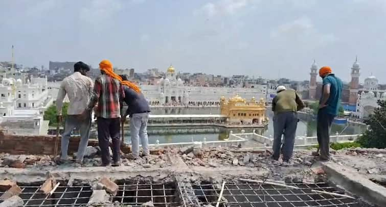 Illegal hotel being built near Sri Harmandir Sahib collapsed Amritsar News: ਸ੍ਰੀ ਹਰਿਮੰਦਰ ਸਾਹਿਬ ਨੇੜੇ ਬਣ ਰਹੇ ਗ਼ੈਰ ਕਾਨੂੰਨੀ ਹੋਟਲ ਕੀਤਾ ਢਹਿ-ਢੇਰੀ ! SGPC ਦੀ ਸ਼ਿਕਾਇਤ 'ਤੇ CM ਨੇ ਲਿਆ ਐਕਸ਼ਨ !