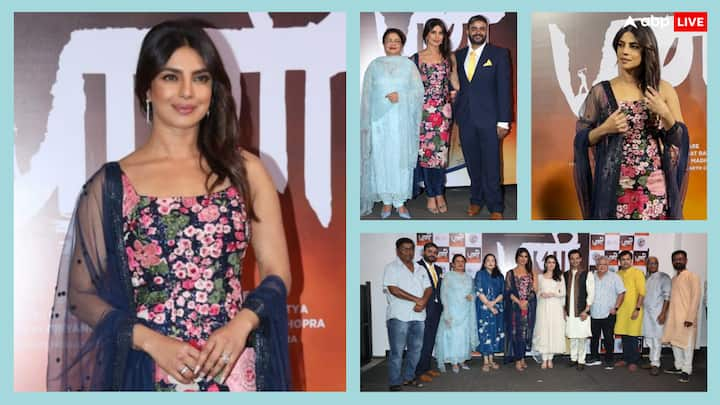 Priyanka Chopra At Paani Promotion: प्रियंका चोपड़ा अपने भाई सिद्धार्थ की सगाई के लिए भारत आई थीं. वहीं अब एक्ट्रेस अपनी अपकमिंग मराठी फिल्म 'पाणी' के प्रमोशनल इवेंट में भी नजर आईं.