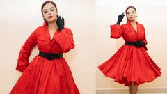 Sreemukhi : రెడ్ గౌన్​లో యాంకర్ శ్రీముఖి ఫోజులు.. రెడ్​ రోజ్​లా ముద్దుగా ఉన్నావంటోన్న ఫ్యాన్స్