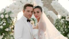 Amy Jackson Marriage Photos : అమీ జాక్సన్​ పెళ్లి ఫోటోలు ఇవే.. కొడుకు సమక్షంలో పెళ్లి చేసుకున్న హీరోయిన్