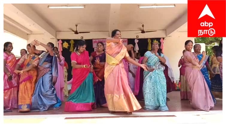 Mayiladuthurai St. Paul's, Girls  School old students meet முன்னாள் மாணவிகளின் சங்கம விழா - மாணவிகளுடன் குத்தாட்டம் போட்டு நடனமாடிய ஆசிரியைகள்