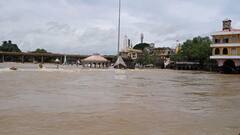 Nashik Rain Update : अखेर नाशकात पावसाचं 'टाईम प्लीज', गोदाघाटावरील परिस्थिती नेमकी काय? पाहा PHOTOS