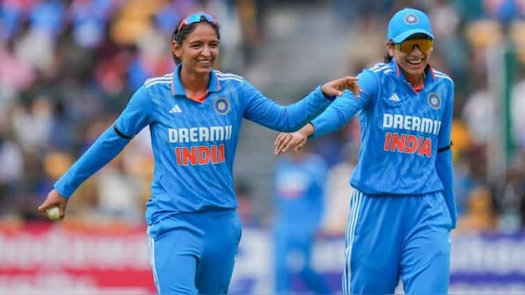 Womens T20 World Cup 2024 Team India Squad Announced Harmanpreet Kaur Captain Smriti Mandhana Vice Captain Womens T20 WC India Squad: மகளிர் டி20 உலக கோப்பை.. இந்திய அணி அறிவிப்பு!