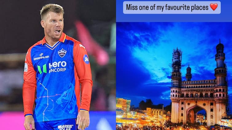 David Warner missed Hyderabad share emotional post story on Instagram watch here David Warner: ऑस्ट्रेलिया के डेविड वॉर्नर को आई हैदराबाद की याद, इंस्टाग्राम स्टोरी शेयर कर हुए भावुक