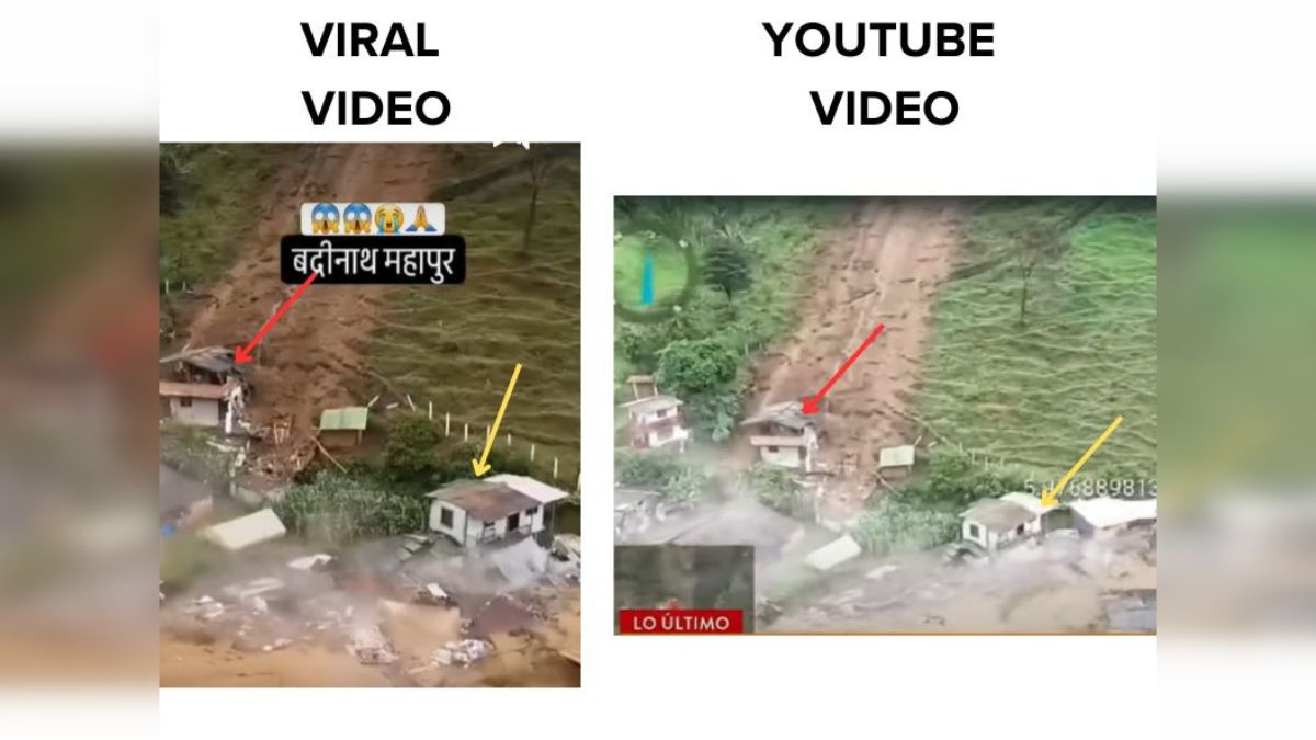 Fact Check: Video From Colombia Shared As 'Floods Destroying Houses' In India's Uttarakhand