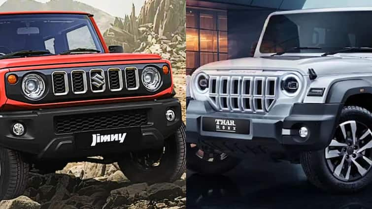 Mahinra Thar Roxx vs Maruti Suzuki Jimny Specifications Features Price Difference know details here Thar Roxx या मारुति जिम्नी, कौन सी कार खरीदने जा रहे हैं आप? यहां पहले जान लें हर जरूरी डिटेल