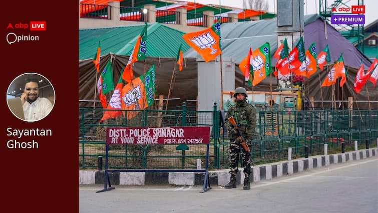 Decoding BJP J&K Poll Blueprint Allies Congress-NC INDIA Bloc Engineer Rashid abpp  Opinion | Decoding BJP’s J&K Poll Blueprint: Securing Allies and Preventing Congress-NC Win 