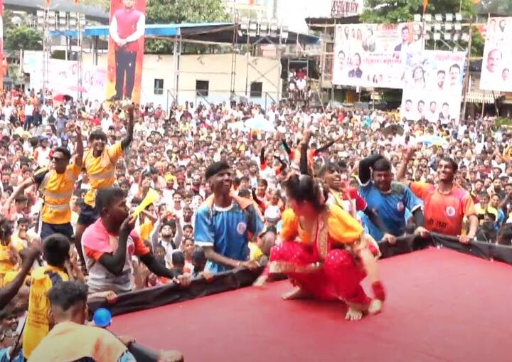 गोविंदा पथकाप्रमाणे मी देखील खूप आनंद लुटला.