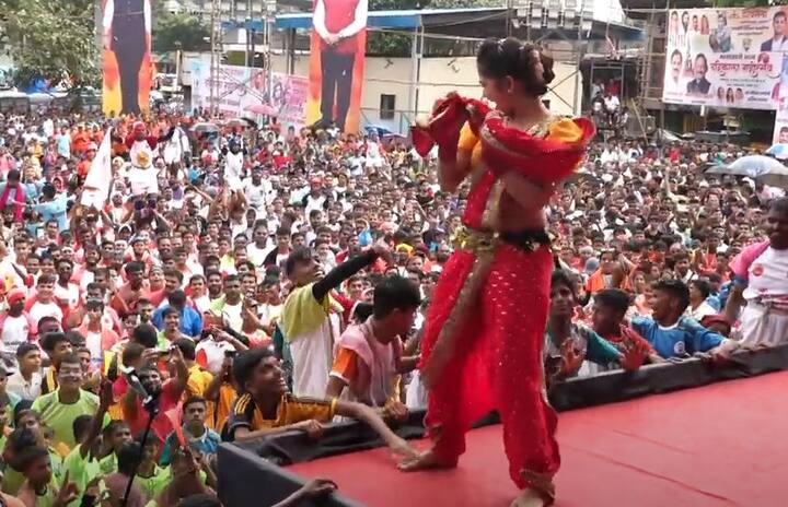 यावेळी आज विविध ठिकाणी कार्यक्रम असल्याचं देखील गौतमीने सांगितले.