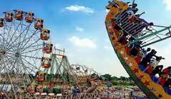 Rajkot Lokmelo: રાજકોટમાં ભારે વરસાદથી જળબંબાકાર, લોકમેળો કરાયો બંધ, આ બ્રિજ જળમગ્ન થતાં બંધ