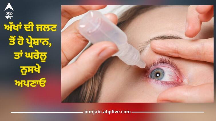 If you are troubled by eye irritation, then follow home remedies, problem of itching and infection will be cured ਅੱਖਾਂ ਦੀ ਜਲਣ ਤੋਂ ਹੋ ਪ੍ਰੇਸ਼ਾਨ, ਤਾਂ ਘਰੇਲੂ ਨੁਸਖੇ ਅਪਣਾਓ, ਠੀਕ ਹੋ ਜਾਵੇਗੀ ਖਾਰਸ਼ ਅਤੇ ਇਨਫੈਕਸ਼ਨ ਦੀ ਸਮੱਸਿਆ