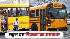 स्कूल चले हम... शाळेच्या बस पिवळ्याच रंगाच्या का असतात?; जाणून घ्या नेमकं कारण