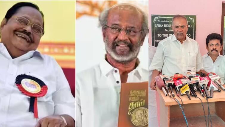 Tamilnadu Speaker Appavu who attacked Rajinikanth on his viral speech about senior party leaders Speaker Appavu: ரஜினியை அட்டாக் செய்தாரா அப்பாவு? மீண்டும் மீண்டுமா?